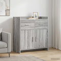 vidaXL Bufet Szary Sonoma 75 x 36 x 80 cm Drewno inżynieryjne