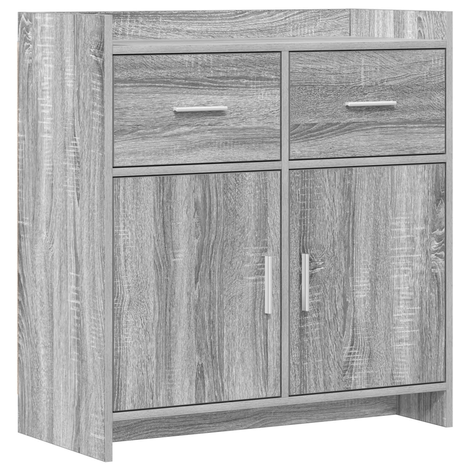 vidaXL Bufet Szary Sonoma 75 x 36 x 80 cm Drewno inżynieryjne