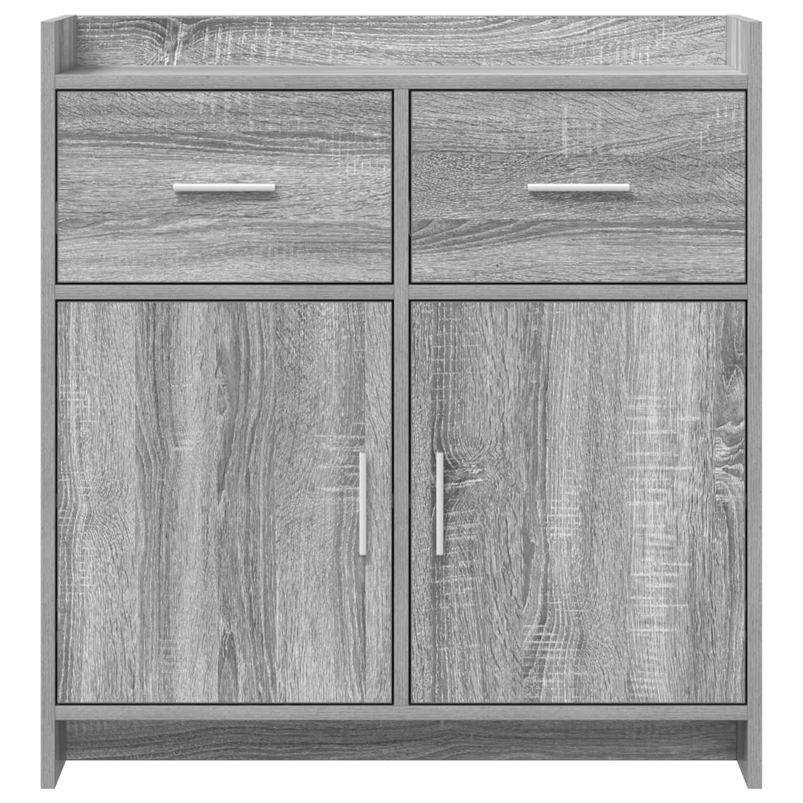 vidaXL Bufet Szary Sonoma 75 x 36 x 80 cm Drewno inżynieryjne
