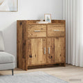 vidaXL Bufet Stare drewno 75 x 36 x 80 cm Drewno inżynieryjne
