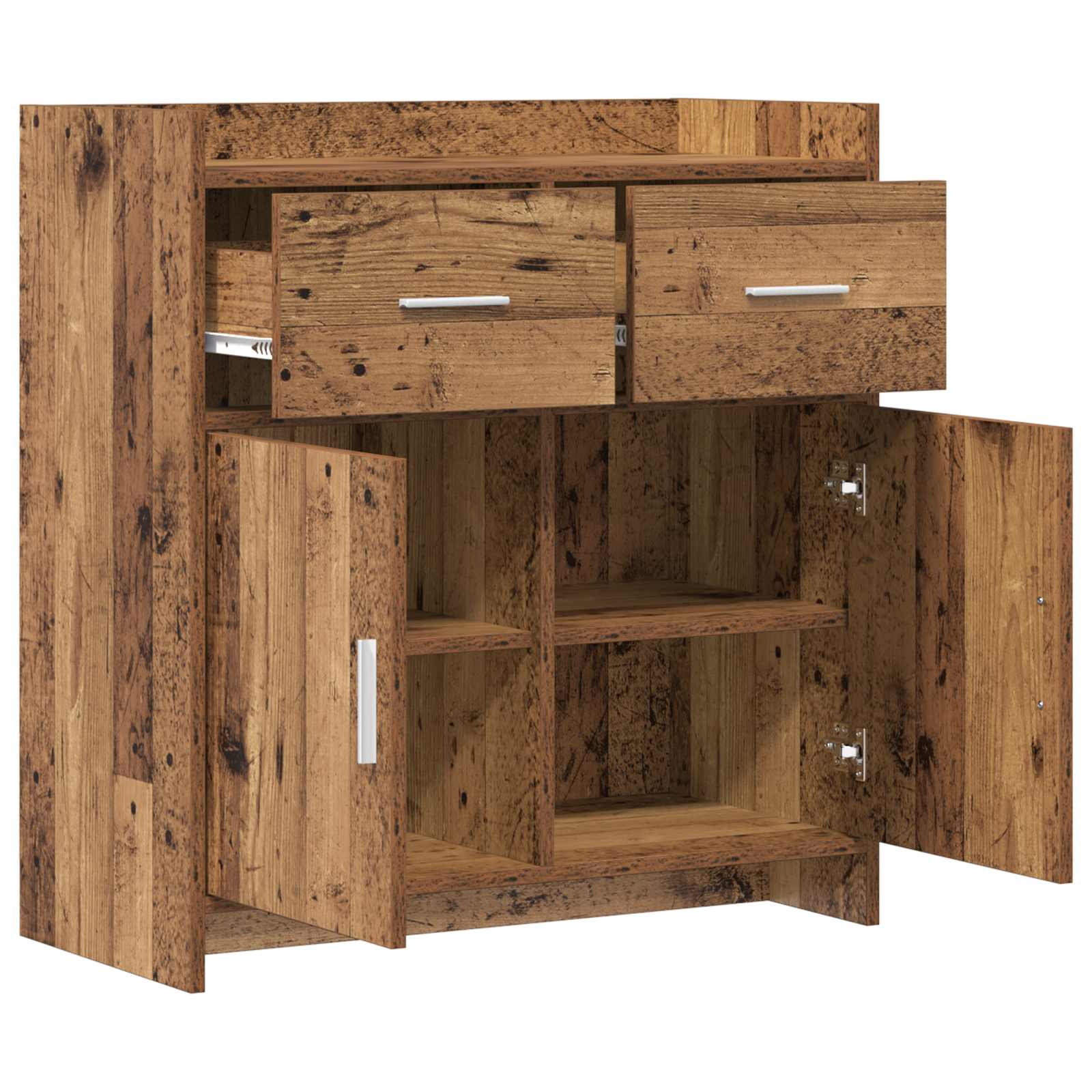 vidaXL Bufet Stare drewno 75 x 36 x 80 cm Drewno inżynieryjne