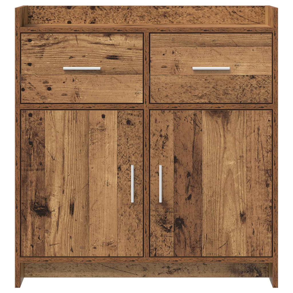 vidaXL Bufet Stare drewno 75 x 36 x 80 cm Drewno inżynieryjne
