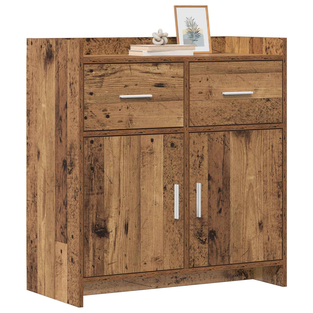 vidaXL Bufet Stare drewno 75 x 36 x 80 cm Drewno inżynieryjne