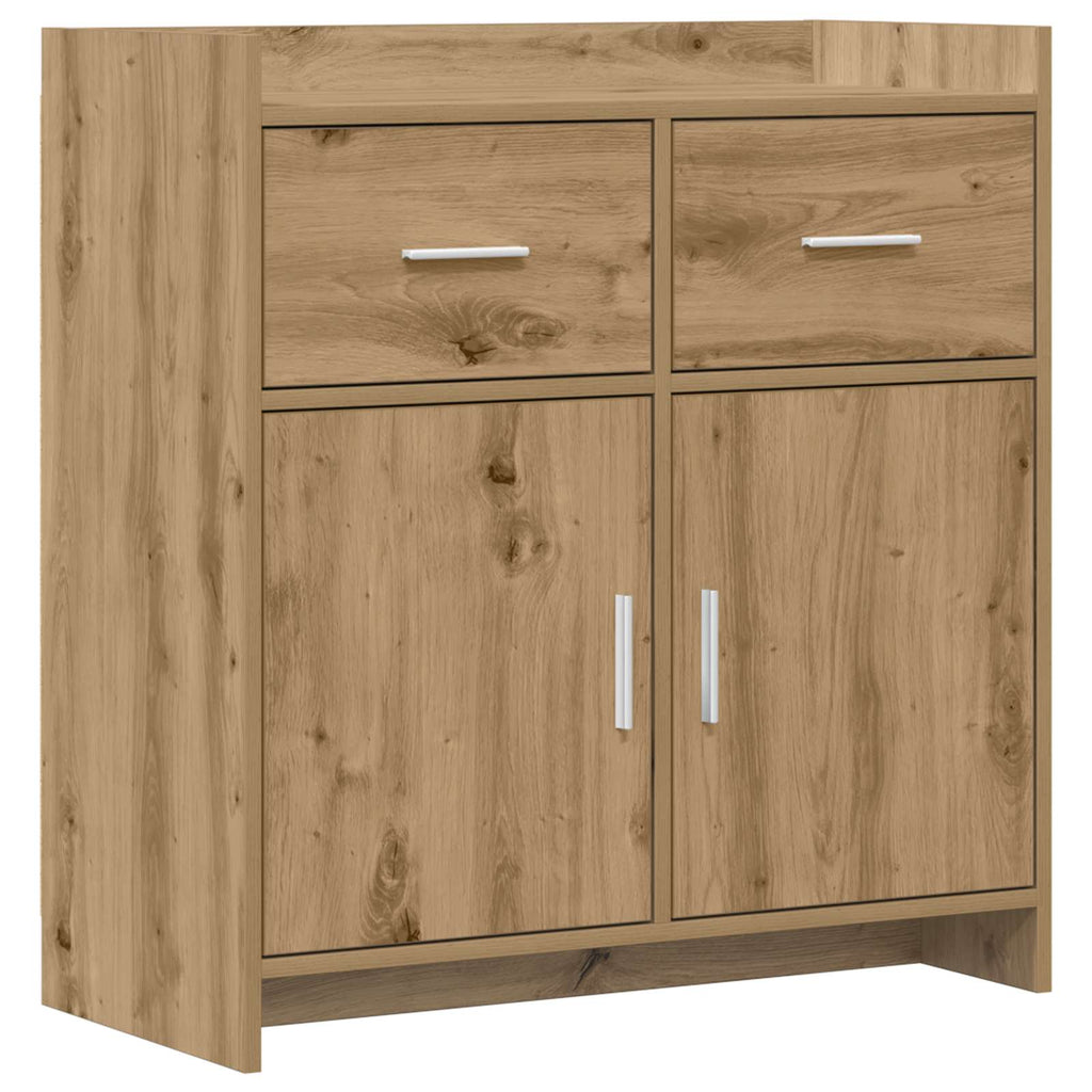 vidaXL Bufet Dąb artisan 75 x 36 x 80 cm Drewno inżynieryjne