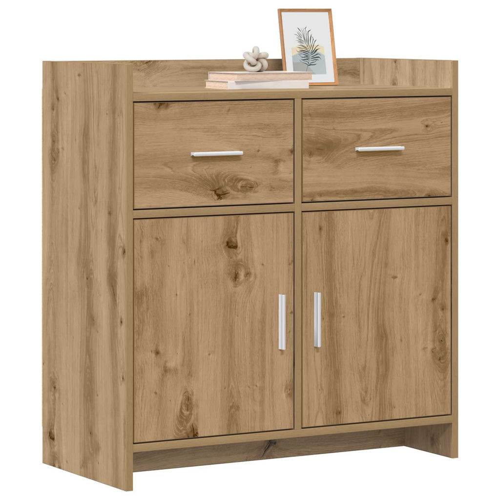 vidaXL Bufet Dąb artisan 75 x 36 x 80 cm Drewno inżynieryjne