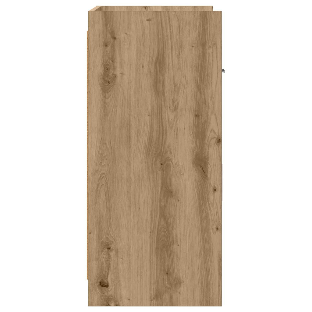 vidaXL Bufet Dąb artisan 75 x 36 x 80 cm Drewno inżynieryjne