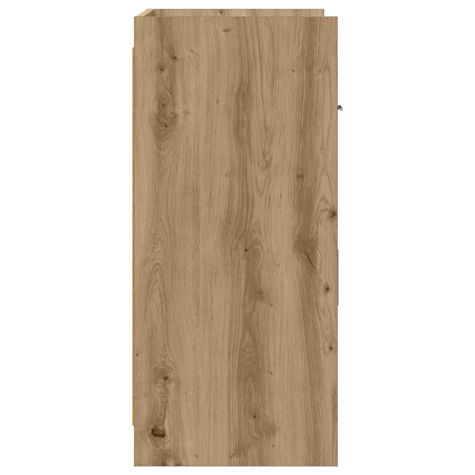 vidaXL Bufet Dąb artisan 75 x 36 x 80 cm Drewno inżynieryjne