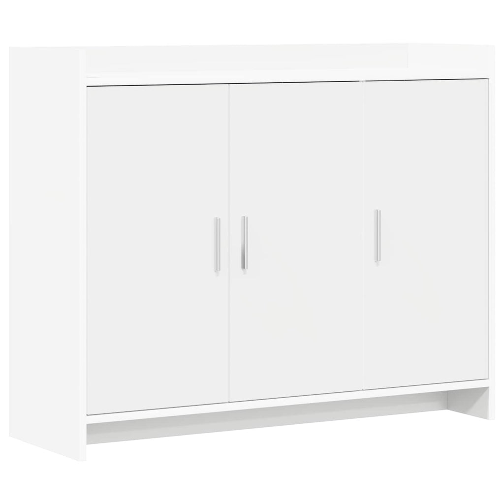 vidaXL Bufet Biały 98,5 x 33 x 80 cm Drewno inżynieryjne