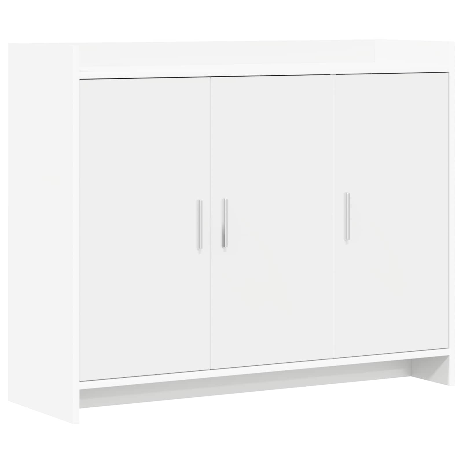 vidaXL Bufet Biały 98,5 x 33 x 80 cm Drewno inżynieryjne