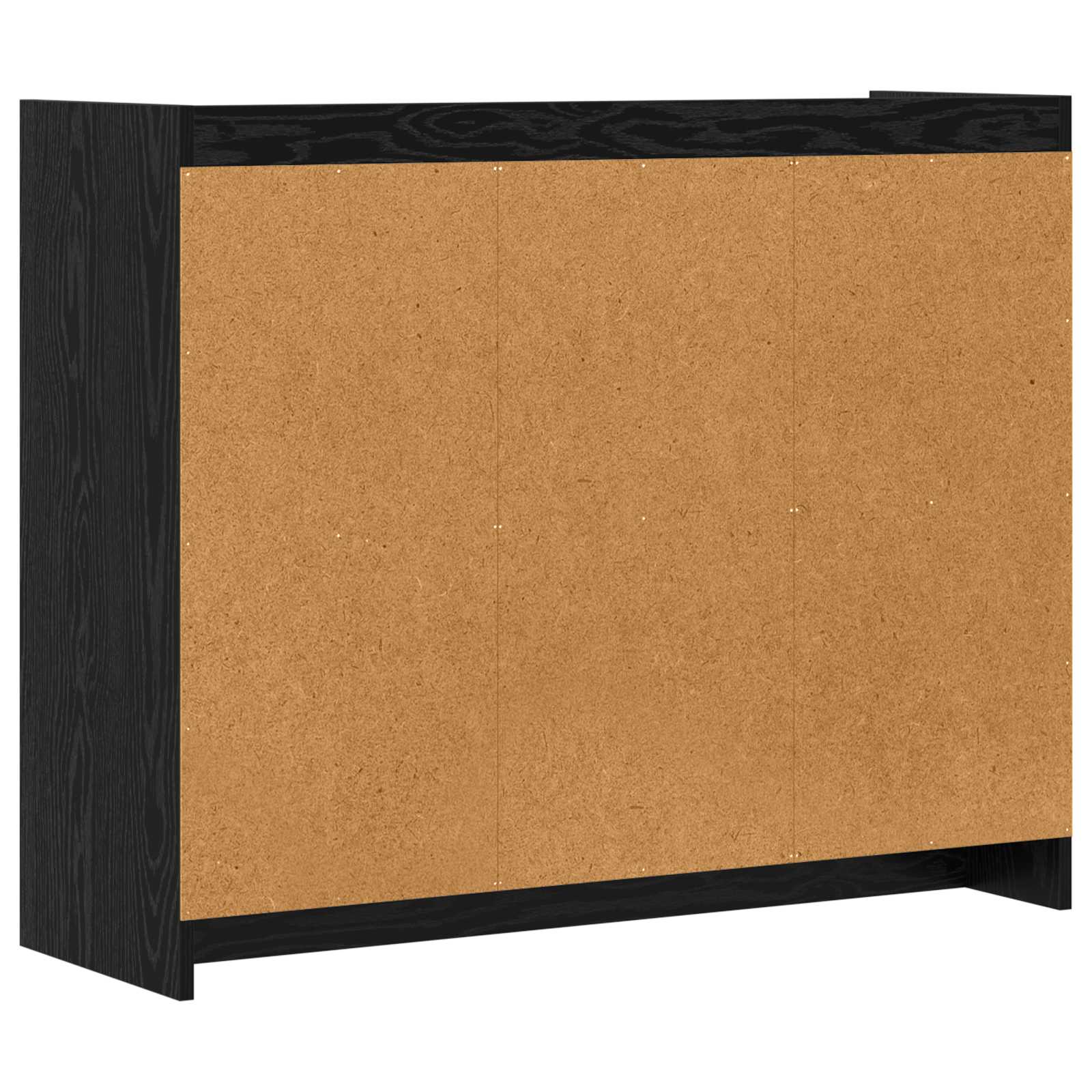vidaXL Bufet Czarny dąb 98,5 x 33 x 80 cm Drewno inżynieryjne