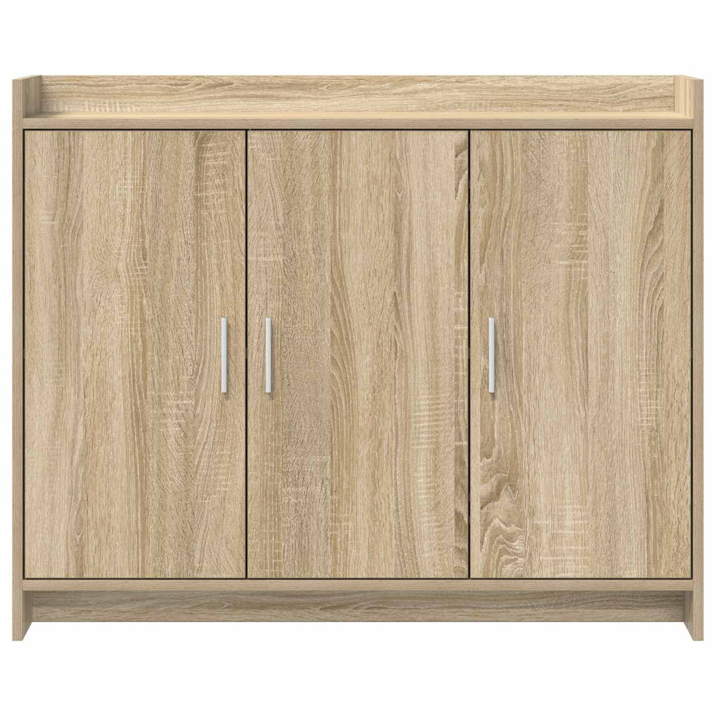 vidaXL Bufet dąb Sonoma 98,5 x 33 x 80 cm Drewno inżynieryjne