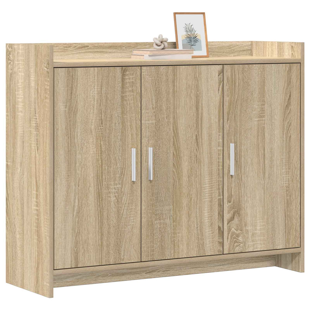 vidaXL Bufet dąb Sonoma 98,5 x 33 x 80 cm Drewno inżynieryjne