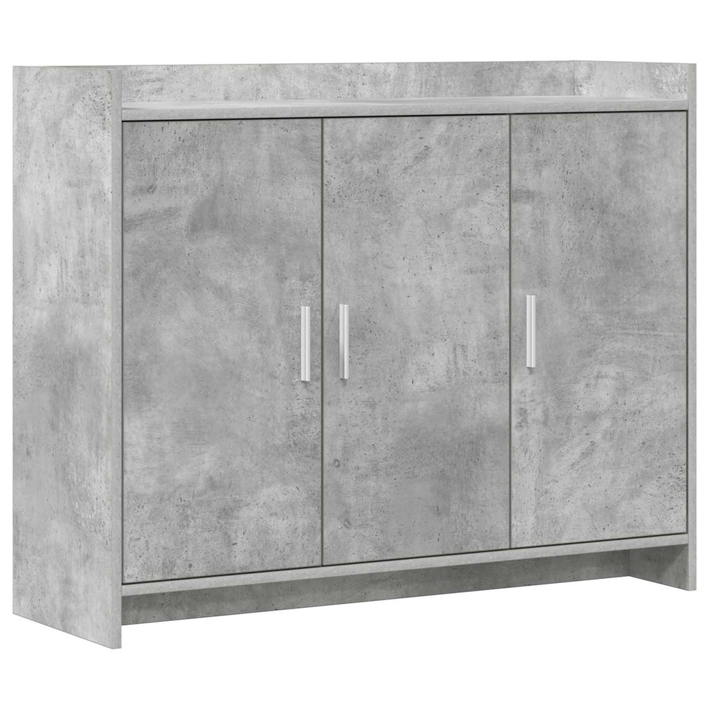 vidaXL Bufet Betonowy szary 98,5 x 33 x 80 cm Drewno inżynieryjne