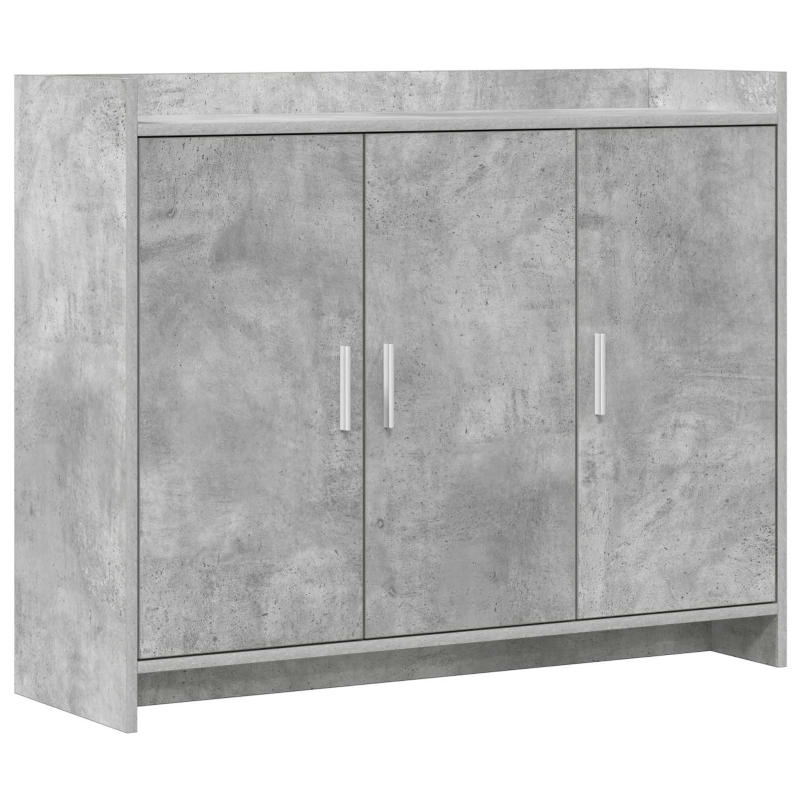 vidaXL Bufet Betonowy szary 98,5 x 33 x 80 cm Drewno inżynieryjne