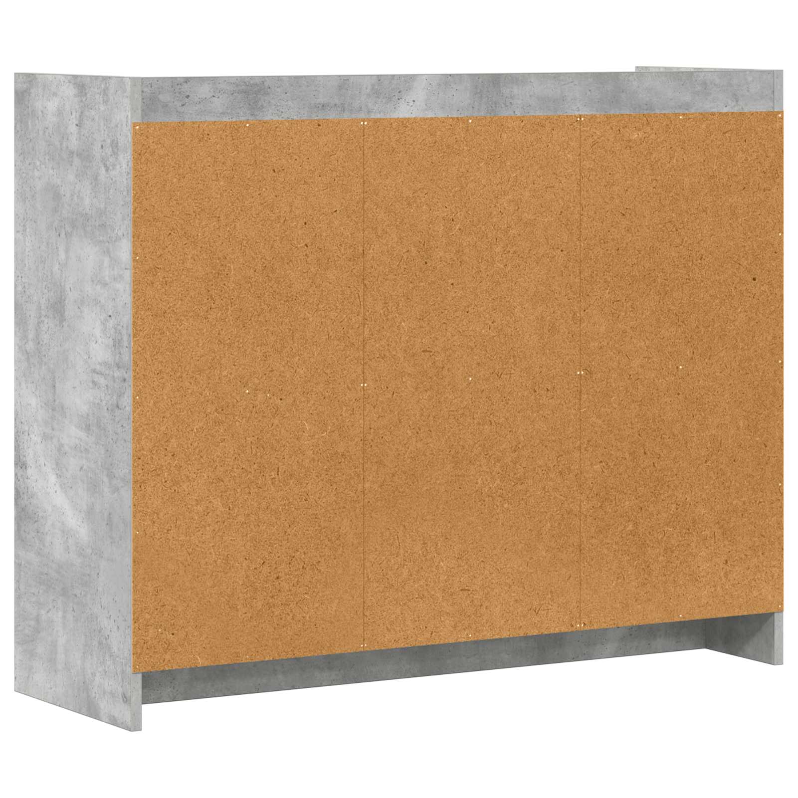 vidaXL Bufet Betonowy szary 98,5 x 33 x 80 cm Drewno inżynieryjne