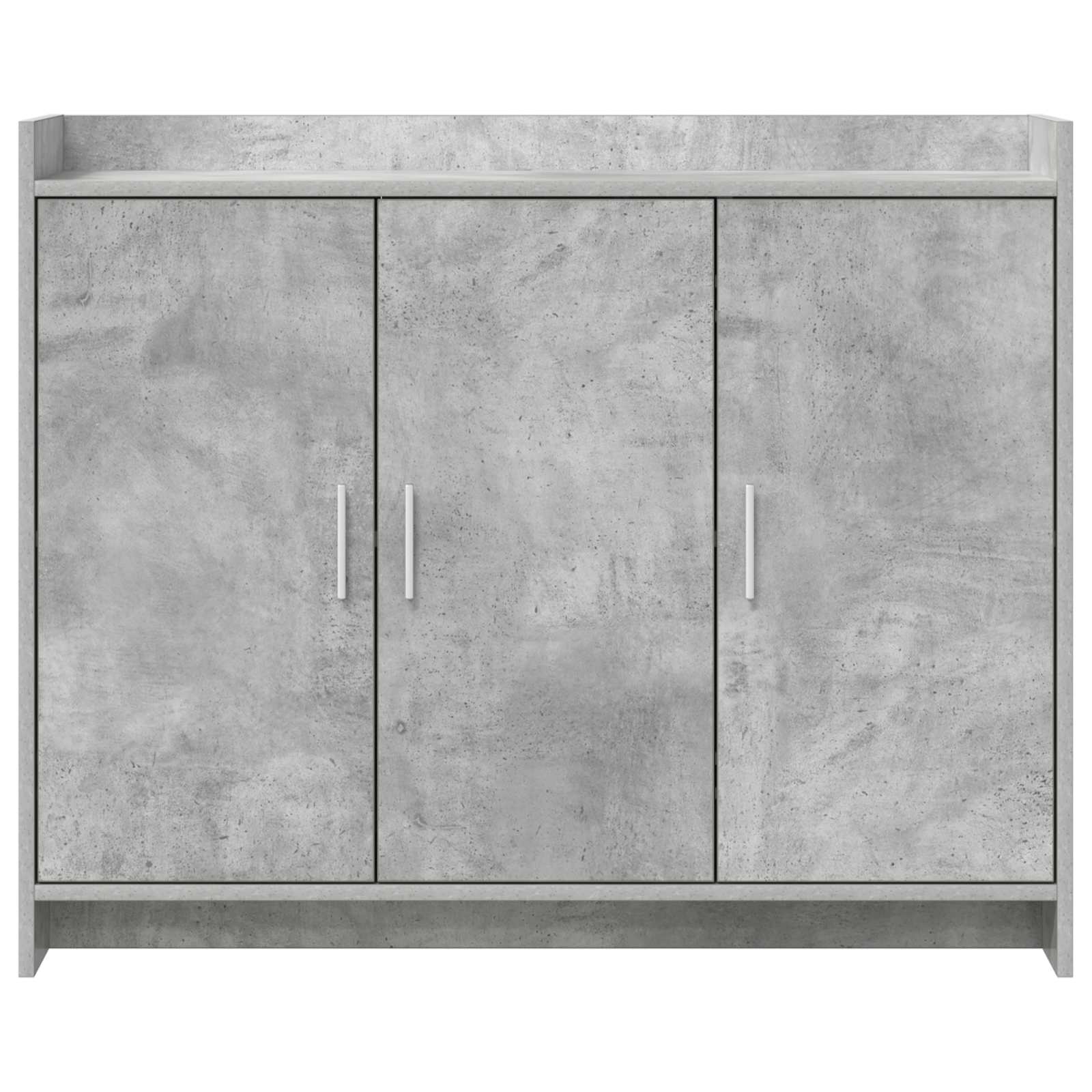 vidaXL Bufet Betonowy szary 98,5 x 33 x 80 cm Drewno inżynieryjne