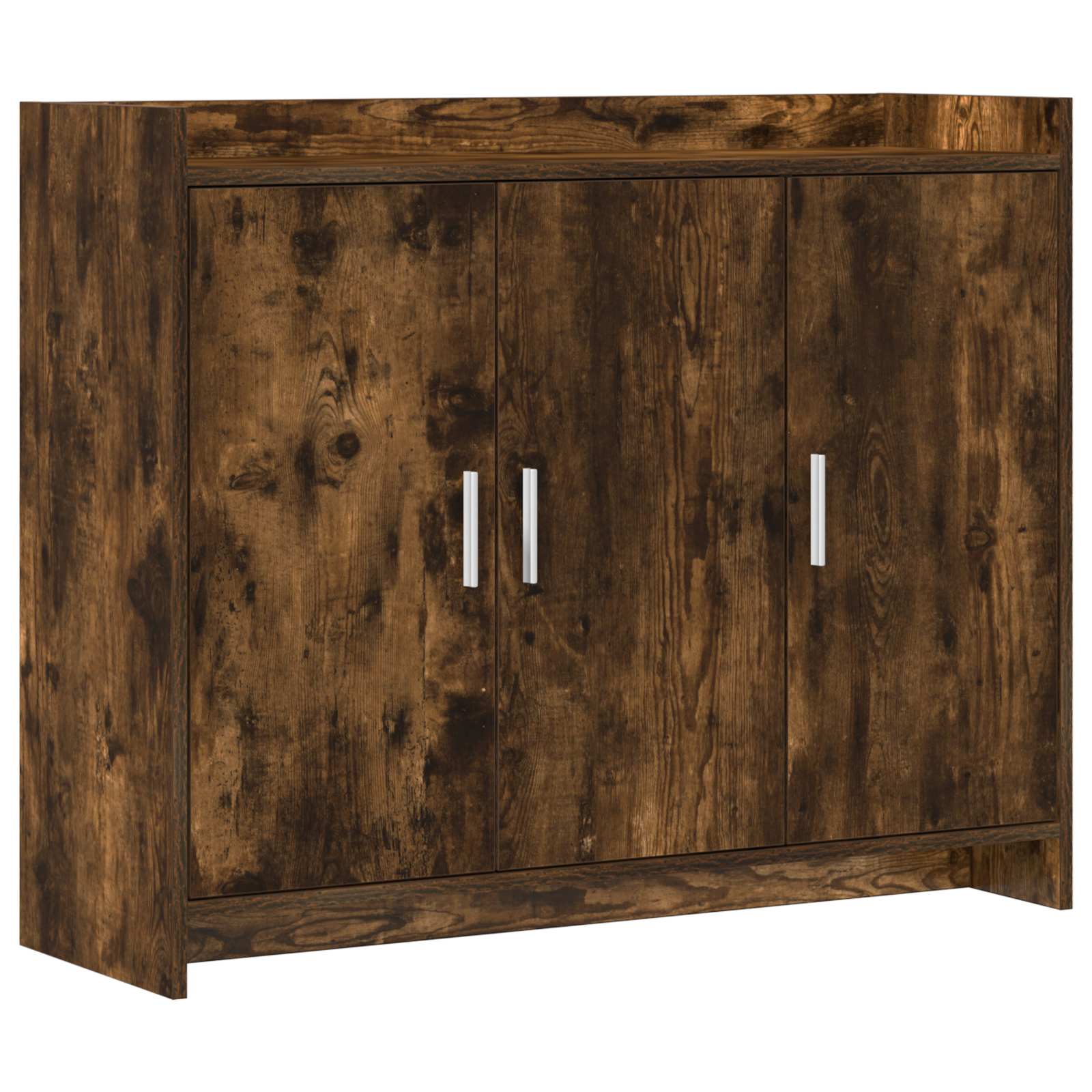 vidaXL Bufet Dąb wędzony 98,5 x 33 x 80 cm Drewno inżynieryjne