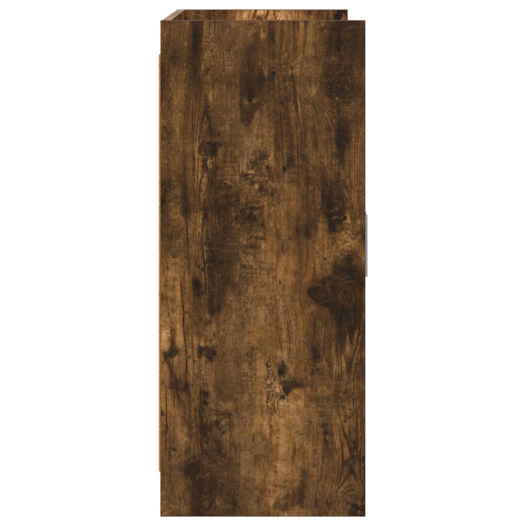 vidaXL Bufet Dąb wędzony 98,5 x 33 x 80 cm Drewno inżynieryjne