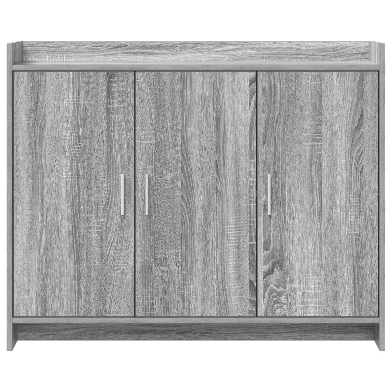vidaXL Bufet Szary Sonoma 98,5 x 33 x 80 cm Drewno inżynieryjne