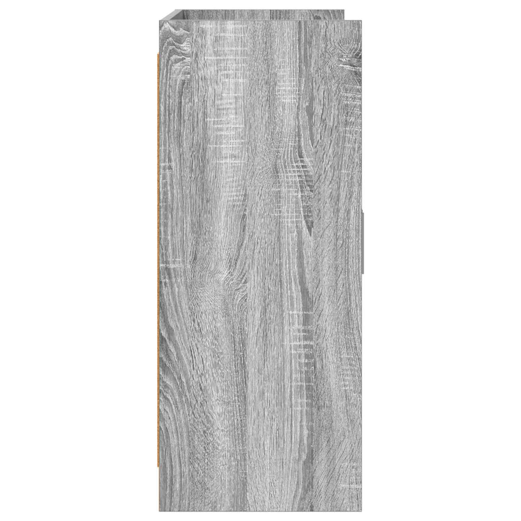 vidaXL Bufet Szary Sonoma 98,5 x 33 x 80 cm Drewno inżynieryjne