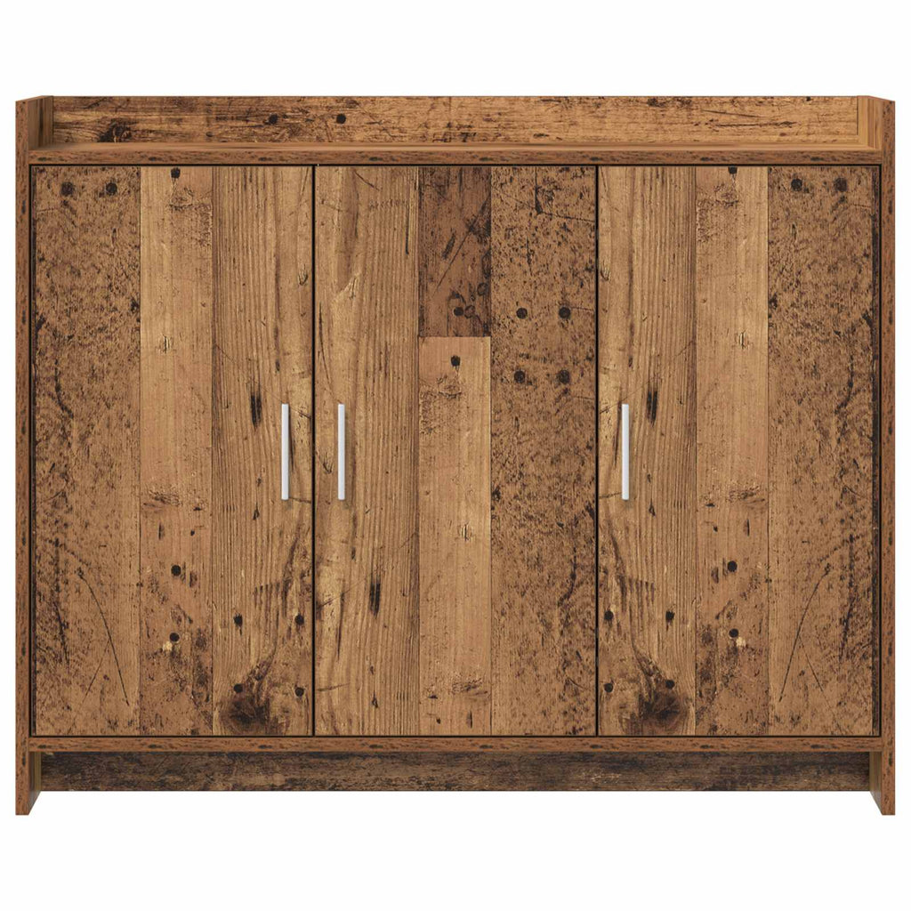 vidaXL Bufet Stare drewno 98,5 x 33 x 80 cm Drewno inżynieryjne