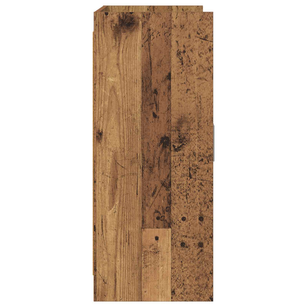 vidaXL Bufet Stare drewno 98,5 x 33 x 80 cm Drewno inżynieryjne