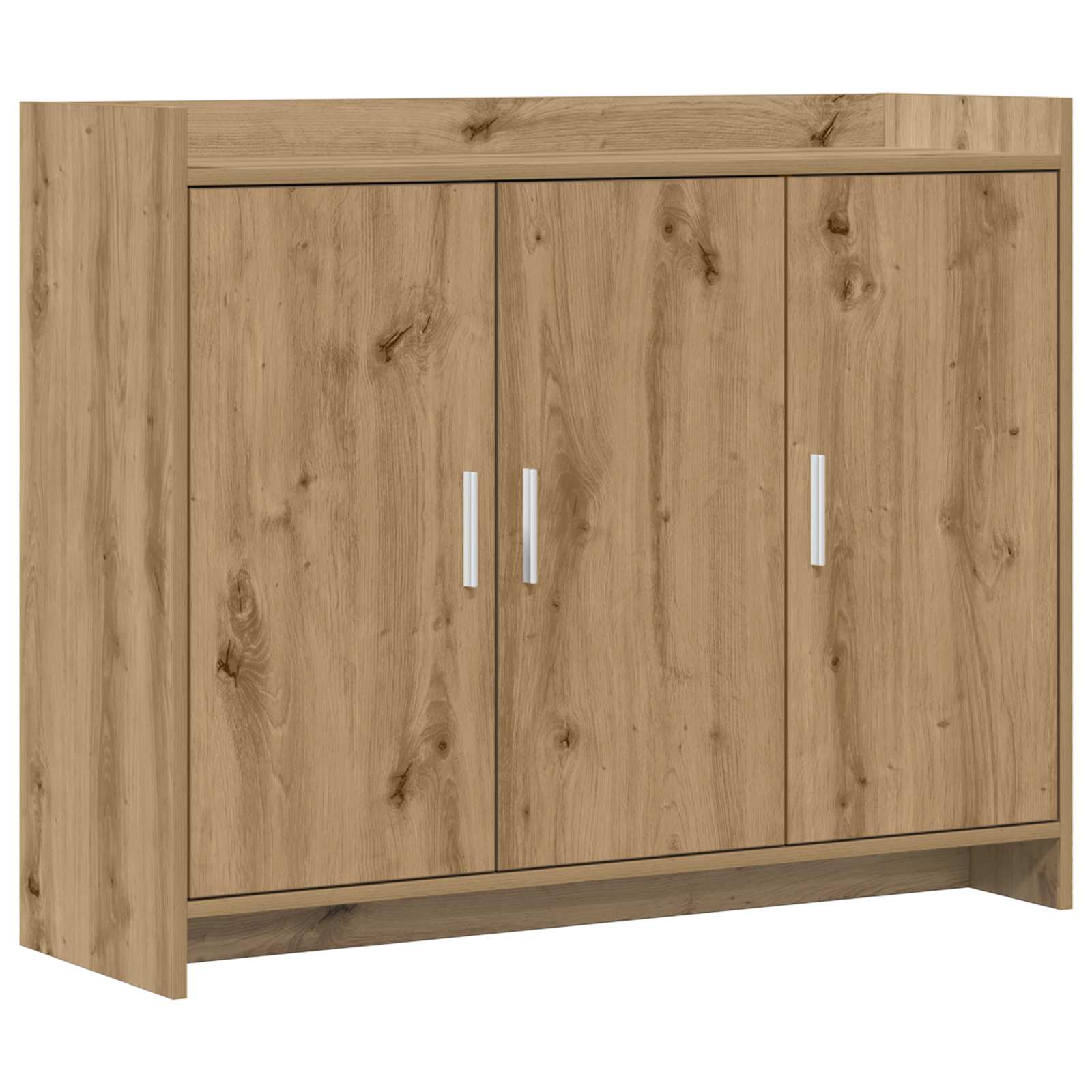 vidaXL Bufet Dąb artisan 98,5 x 33 x 80 cm Drewno inżynieryjne