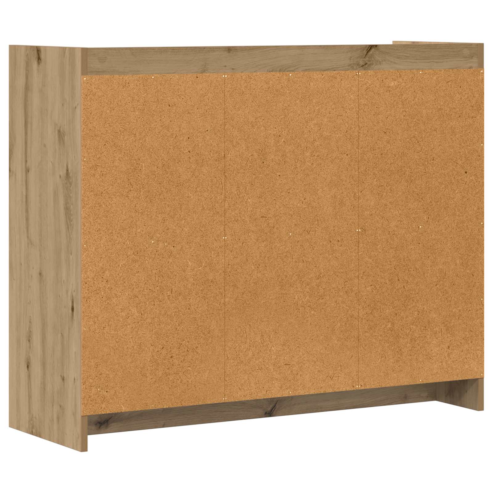 vidaXL Bufet Dąb artisan 98,5 x 33 x 80 cm Drewno inżynieryjne