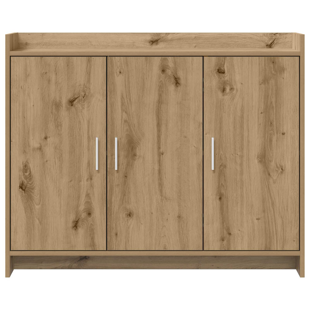 vidaXL Bufet Dąb artisan 98,5 x 33 x 80 cm Drewno inżynieryjne