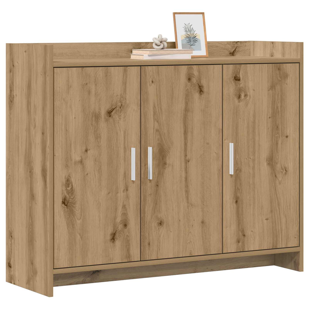 vidaXL Bufet Dąb artisan 98,5 x 33 x 80 cm Drewno inżynieryjne
