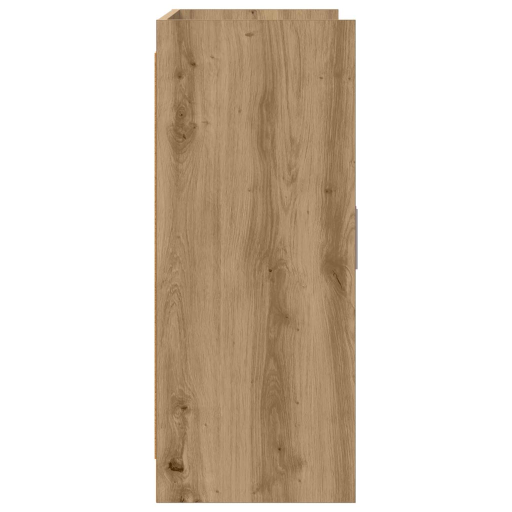 vidaXL Bufet Dąb artisan 98,5 x 33 x 80 cm Drewno inżynieryjne