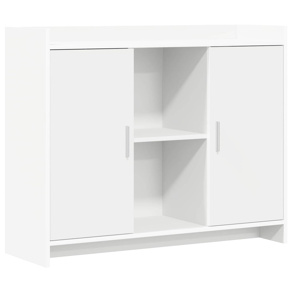 vidaXL Bufet Biały 98,5 x 33 x 80 cm Drewno inżynieryjne