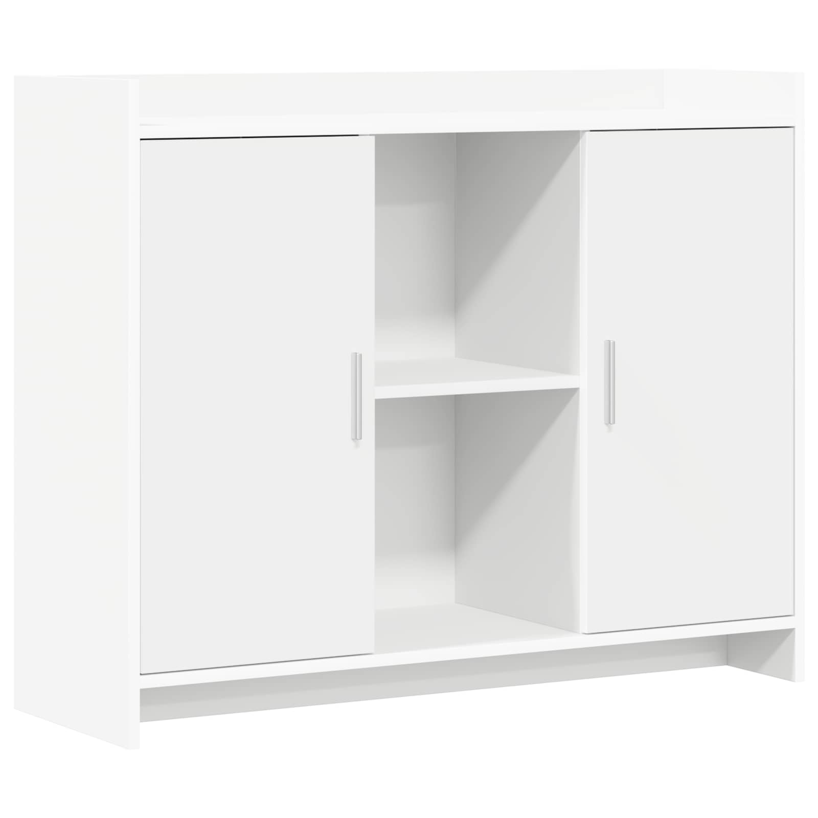 vidaXL Bufet Biały 98,5 x 33 x 80 cm Drewno inżynieryjne
