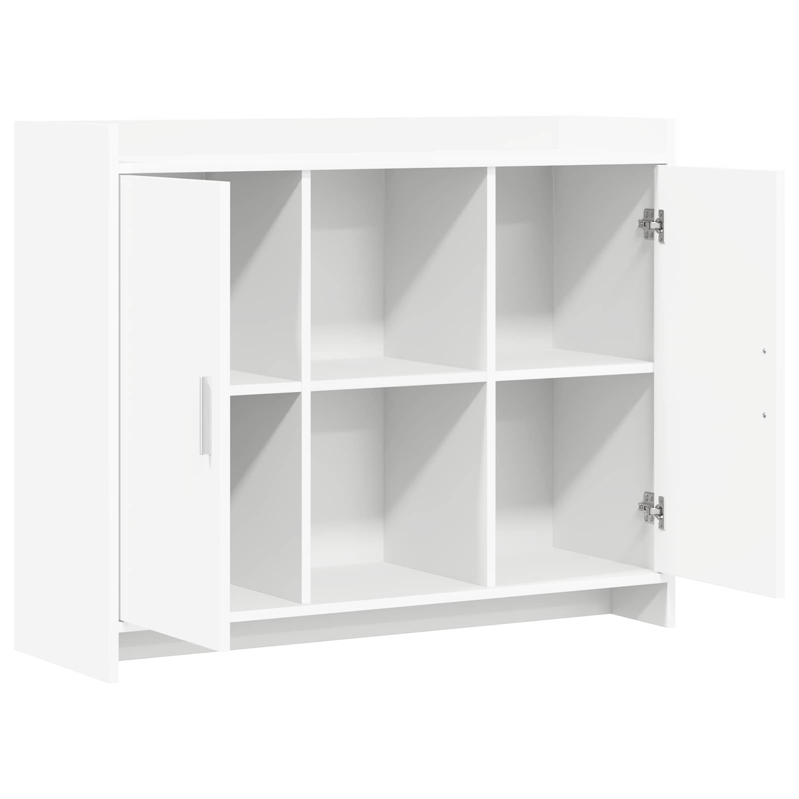 vidaXL Bufet Biały 98,5 x 33 x 80 cm Drewno inżynieryjne