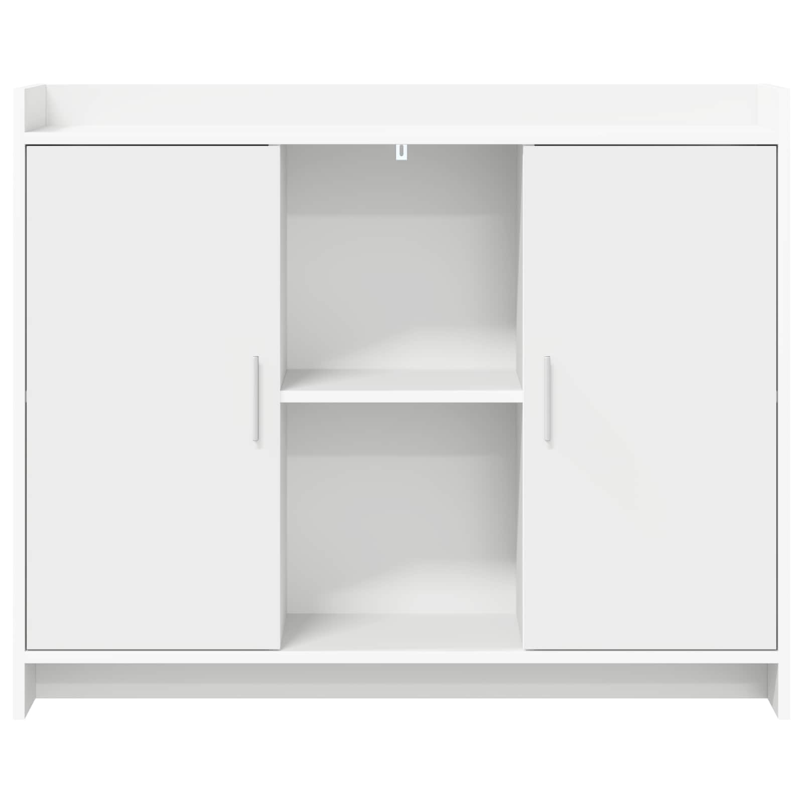 vidaXL Bufet Biały 98,5 x 33 x 80 cm Drewno inżynieryjne
