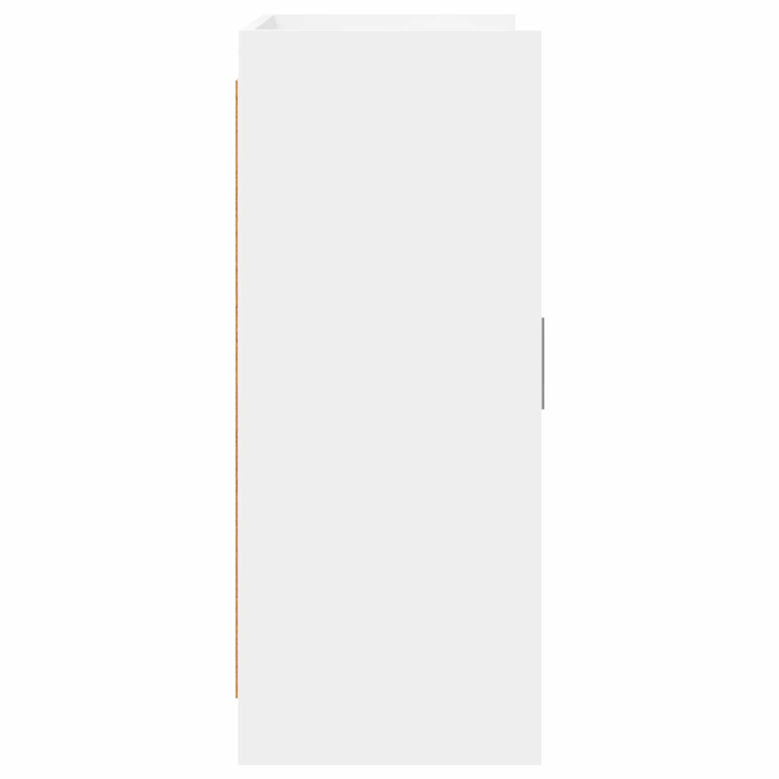 vidaXL Bufet Biały 98,5 x 33 x 80 cm Drewno inżynieryjne