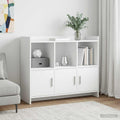 vidaXL Bufet Biały 98,5 x 33 x 80 cm Drewno inżynieryjne