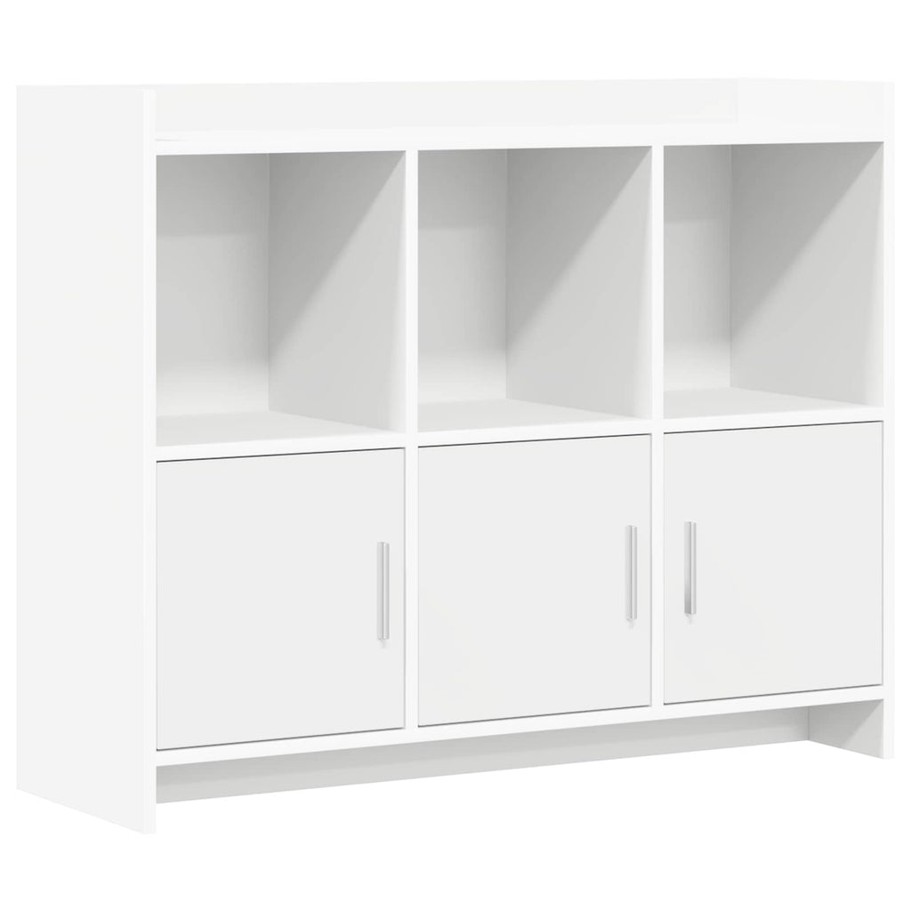 vidaXL Bufet Biały 98,5 x 33 x 80 cm Drewno inżynieryjne