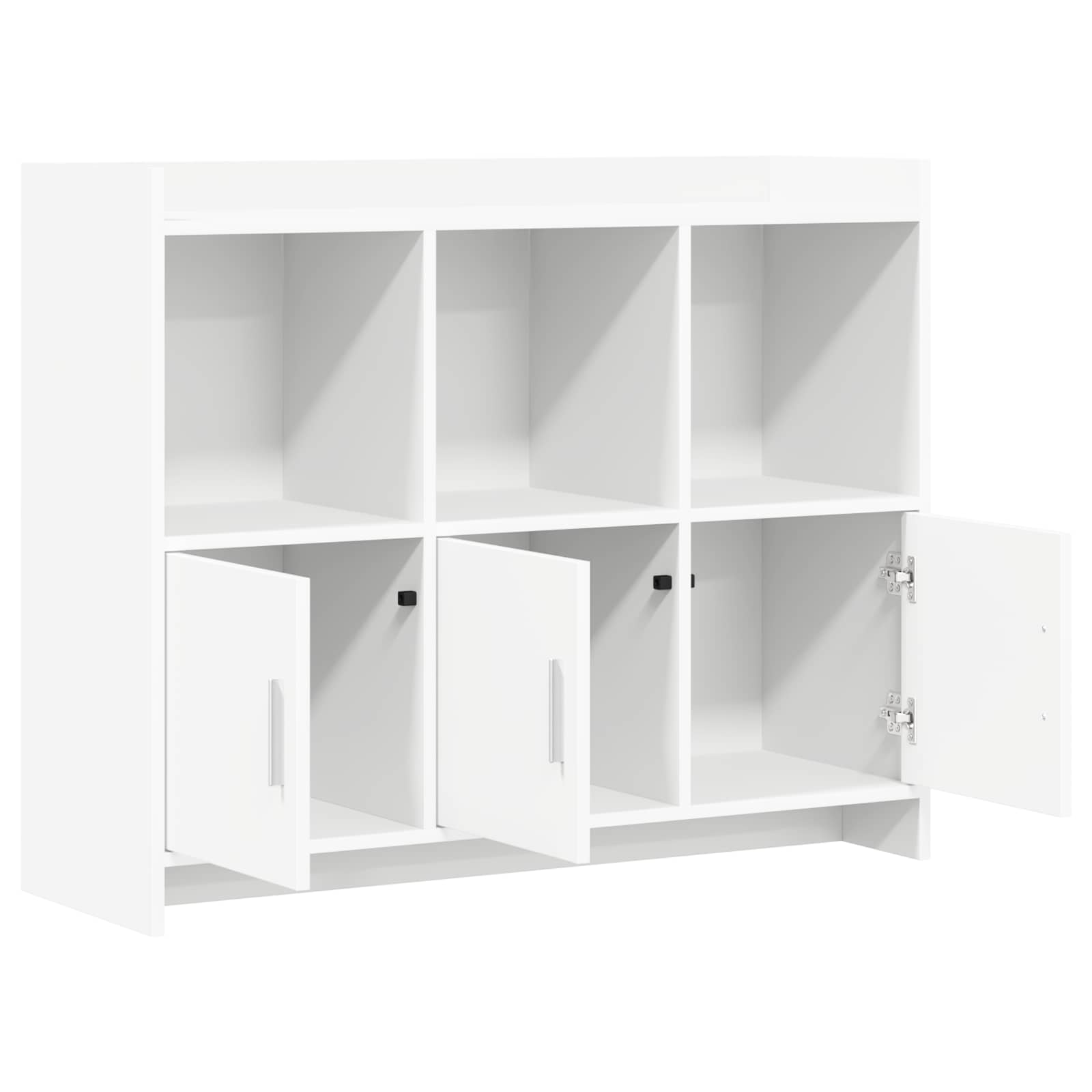 vidaXL Bufet Biały 98,5 x 33 x 80 cm Drewno inżynieryjne