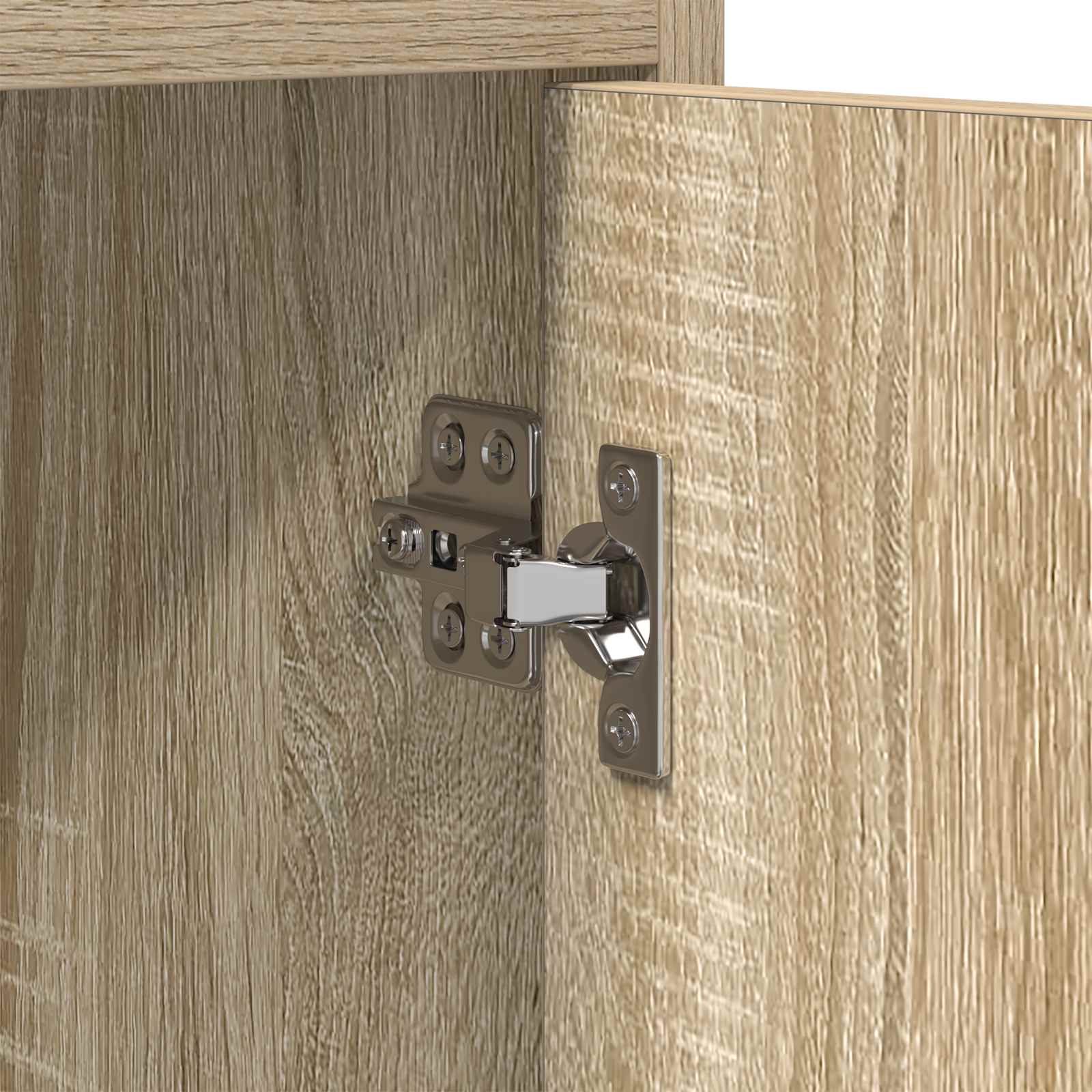 vidaXL Bufet dąb Sonoma 98,5 x 33 x 80 cm Drewno inżynieryjne