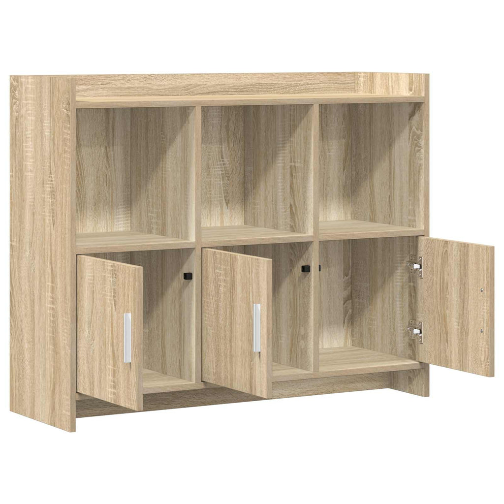 vidaXL Bufet dąb Sonoma 98,5 x 33 x 80 cm Drewno inżynieryjne