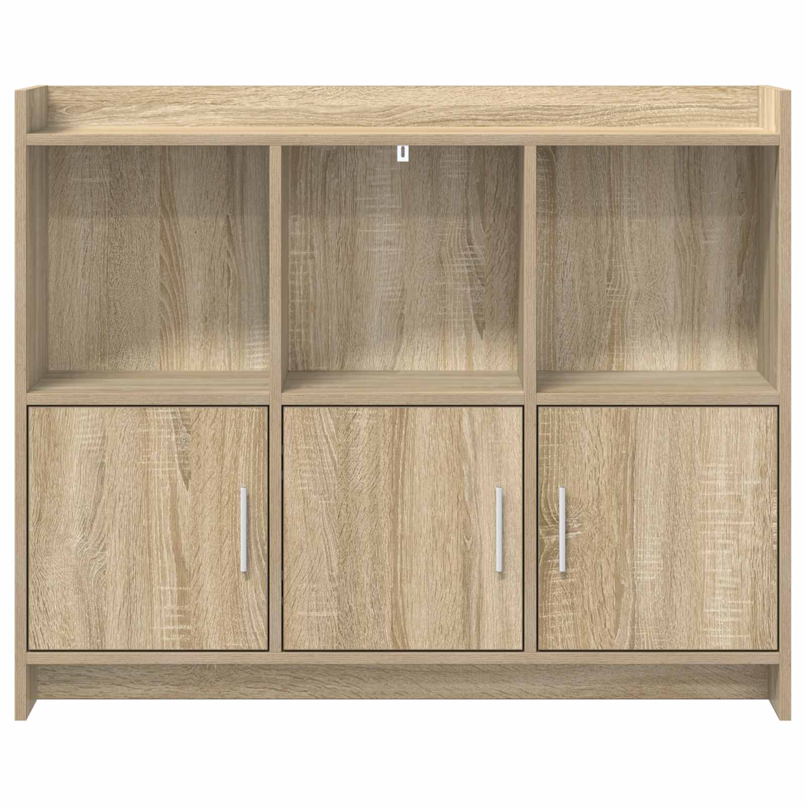 vidaXL Bufet dąb Sonoma 98,5 x 33 x 80 cm Drewno inżynieryjne