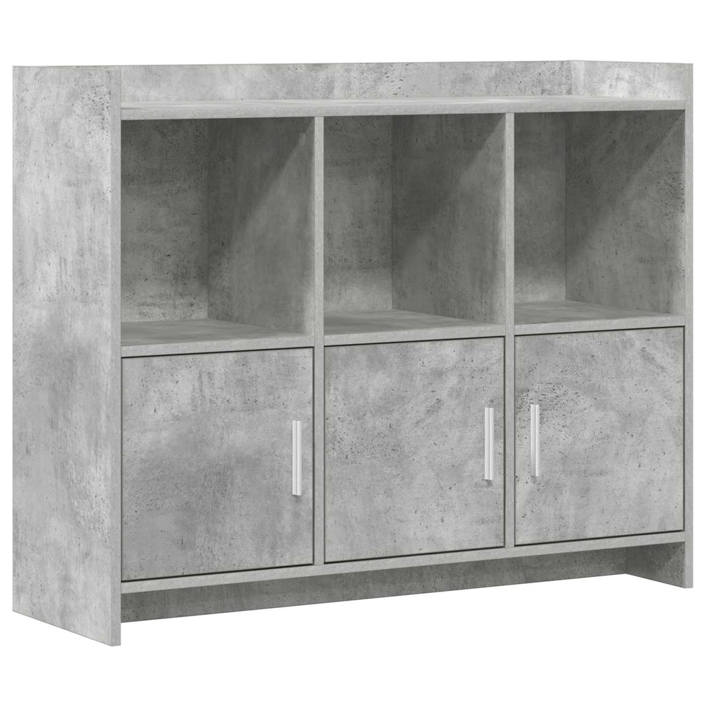 vidaXL Bufet Betonowy szary 98,5 x 33 x 80 cm Drewno inżynieryjne