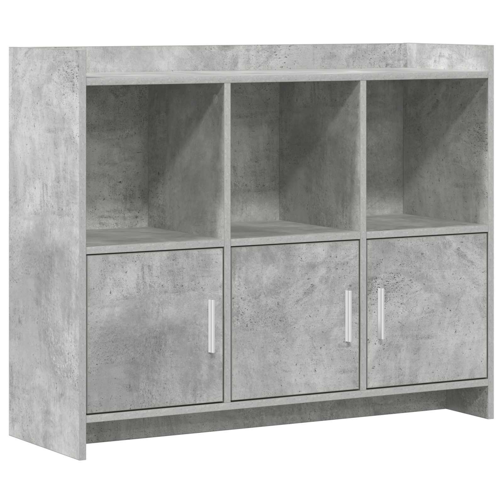 vidaXL Bufet Betonowy szary 98,5 x 33 x 80 cm Drewno inżynieryjne