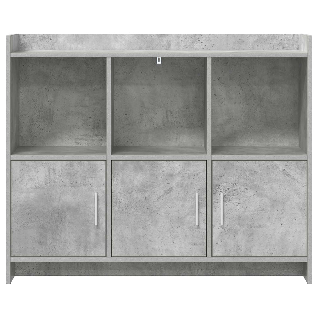 vidaXL Bufet Betonowy szary 98,5 x 33 x 80 cm Drewno inżynieryjne