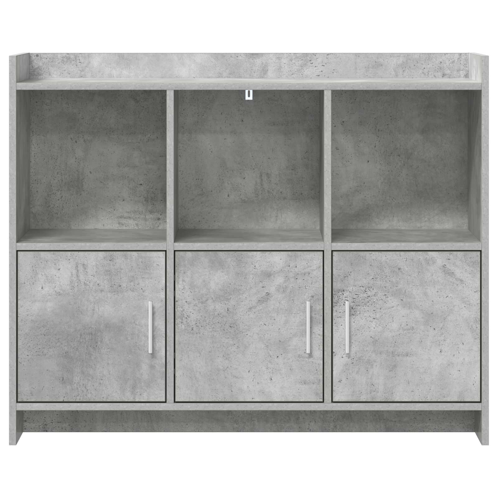 vidaXL Bufet Betonowy szary 98,5 x 33 x 80 cm Drewno inżynieryjne