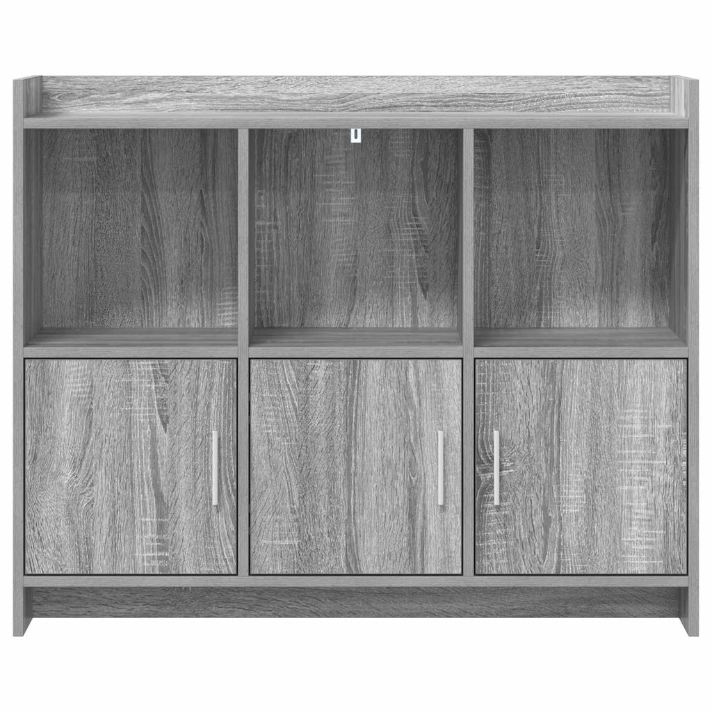 vidaXL Bufet Szary Sonoma 98,5 x 33 x 80 cm Drewno inżynieryjne