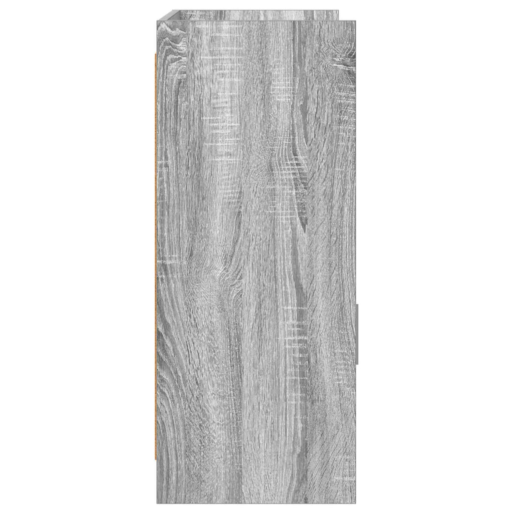 vidaXL Bufet Szary Sonoma 98,5 x 33 x 80 cm Drewno inżynieryjne