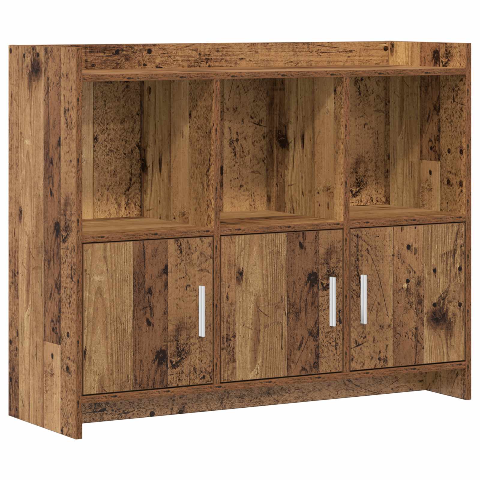 vidaXL Bufet Stare drewno 98,5 x 33 x 80 cm Drewno inżynieryjne