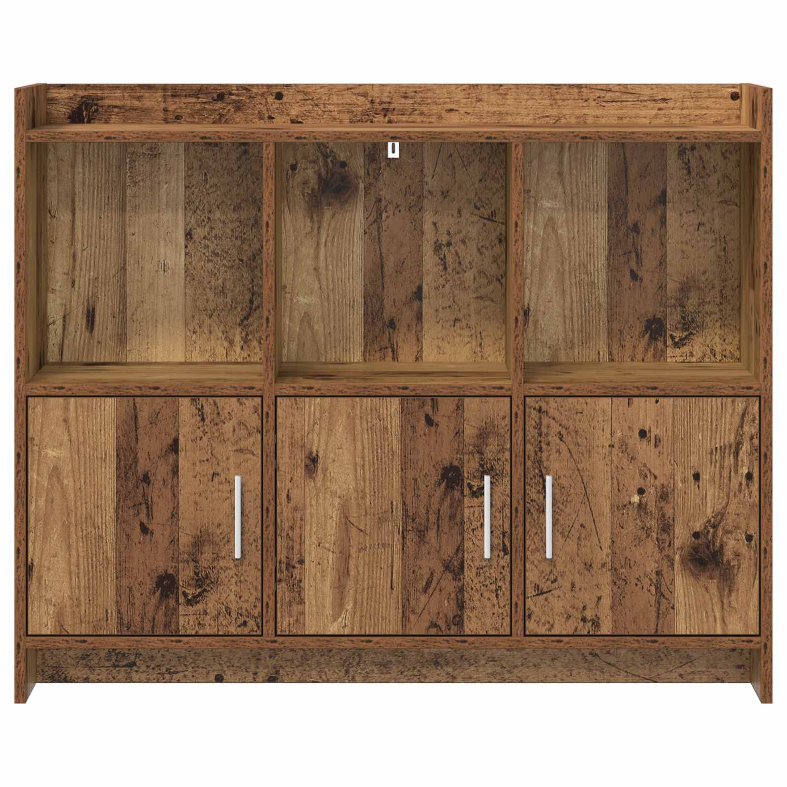 vidaXL Bufet Stare drewno 98,5 x 33 x 80 cm Drewno inżynieryjne